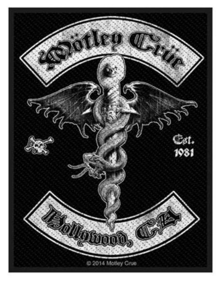 Motley Crue Dr. Feelgood Woven Patch M120P