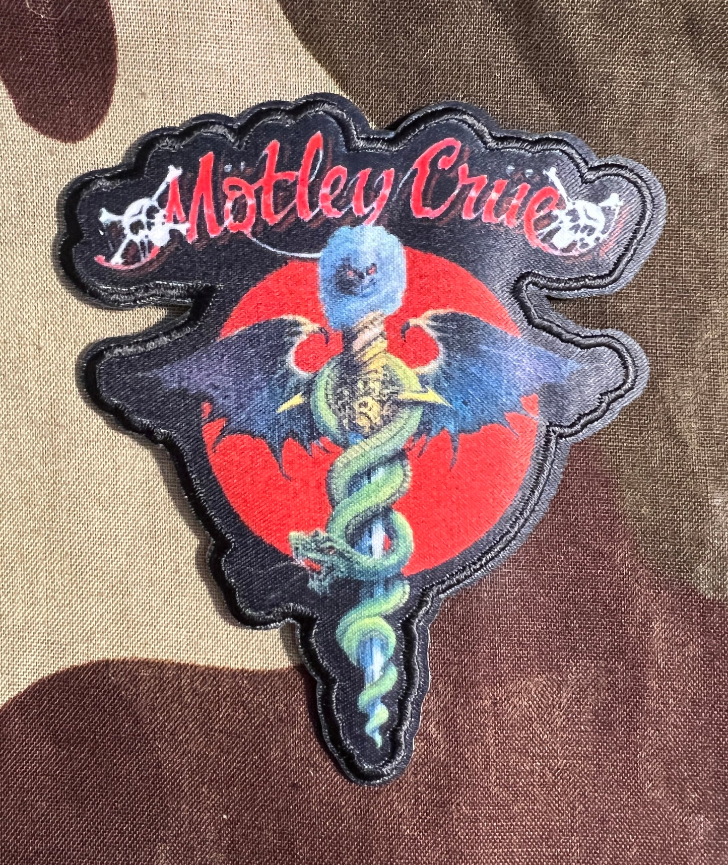 Motley Crue Official Dr. Feelgood Woven Patch M121P