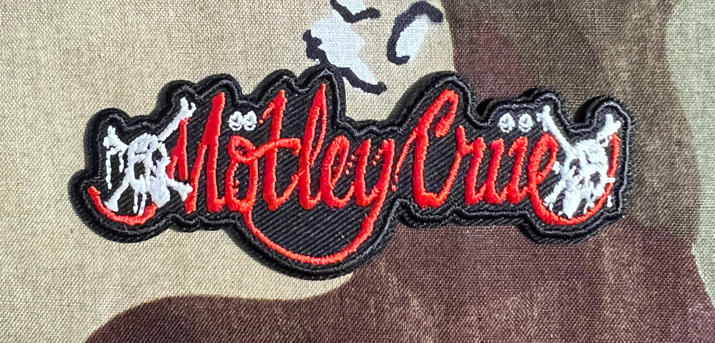 Motley Crue Official Dr. Feelgood Logo Embroidered Patch M122P