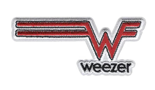 Weezer W Cutout Embroidered Patch W017P