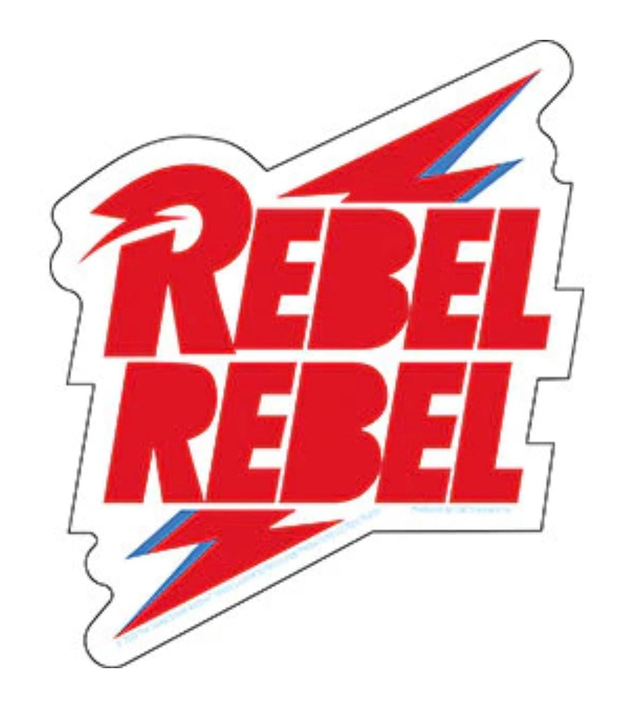 David Bowie Rebel Rebel Sticker B015S