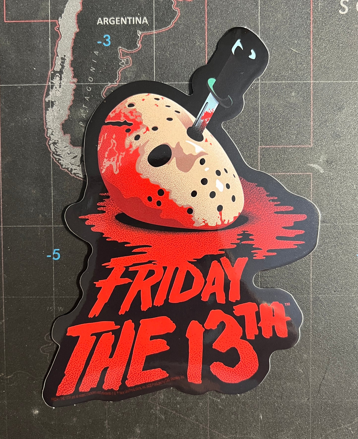 Friday The 13th Horror Sticker F010S