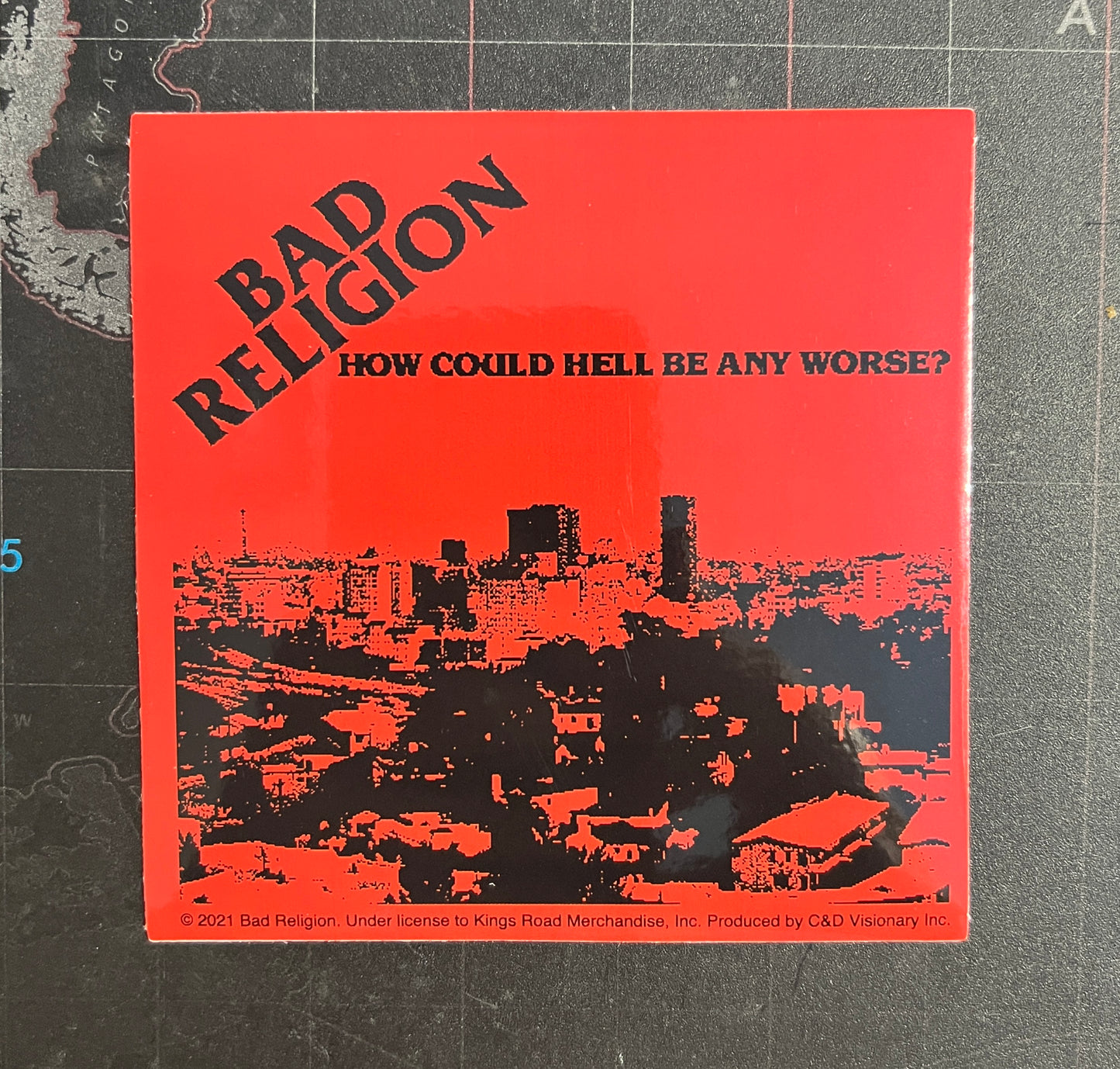 Bad Religion How Could Hell Be Any Worse Sticker B017S