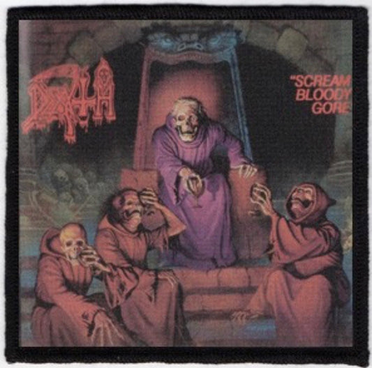 Death Scream Bloody Gore Sublimated Printed Patch D041P