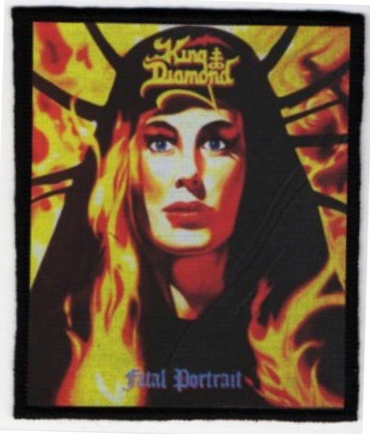 King Diamond Fatal Portrait Sublimated Printed Patch