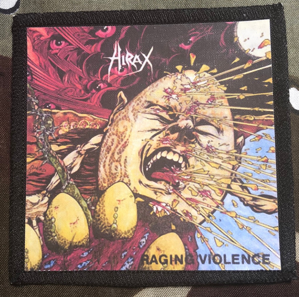 Hirax Raging Violence Sublimated Printed Patch H017P