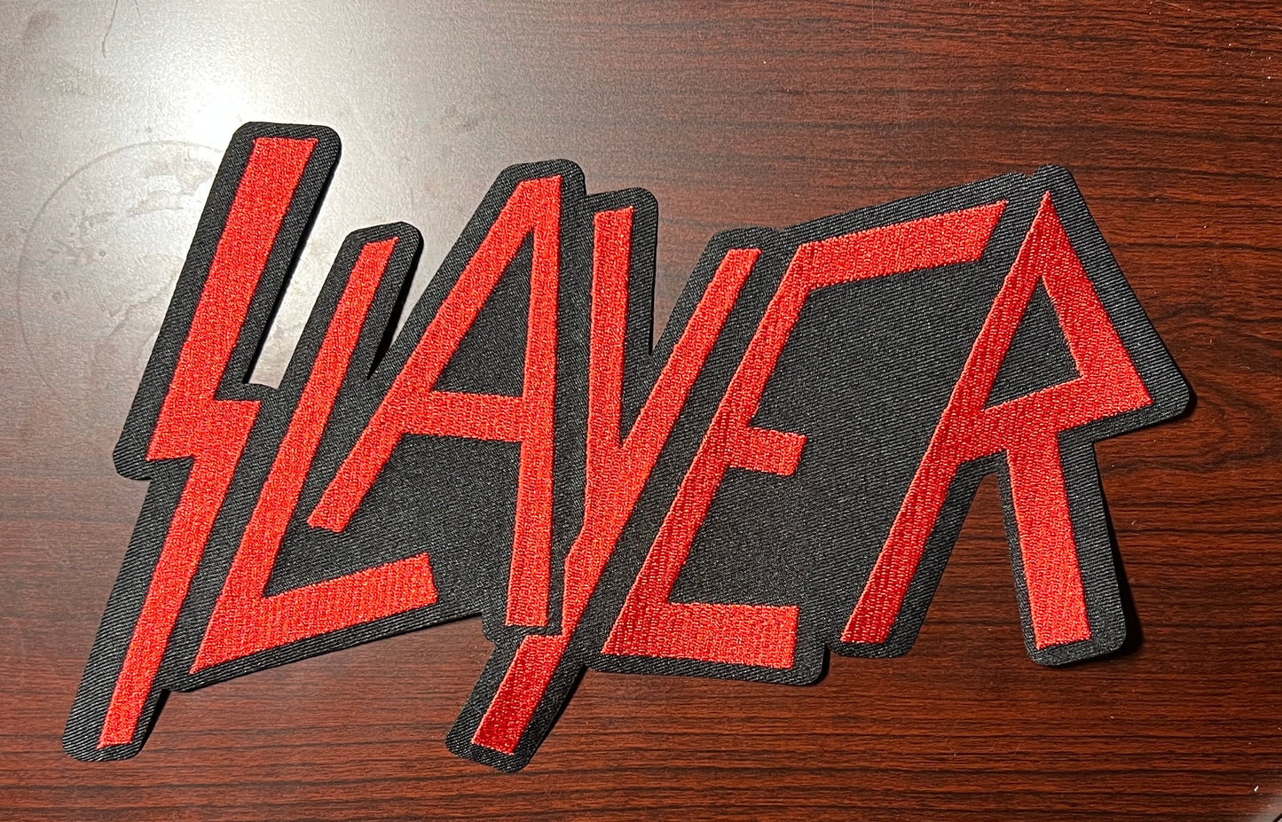 Slayer Logo Embroidered Back Patch S057P