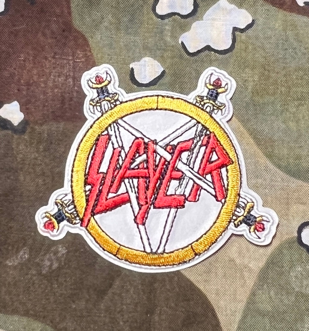 Slayer Pentagram Embroidered Patch S046P