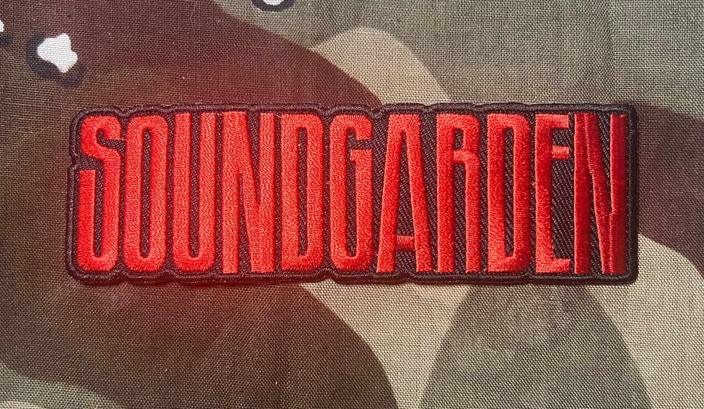 Soundgarden Logo Embroidered Patch S050P