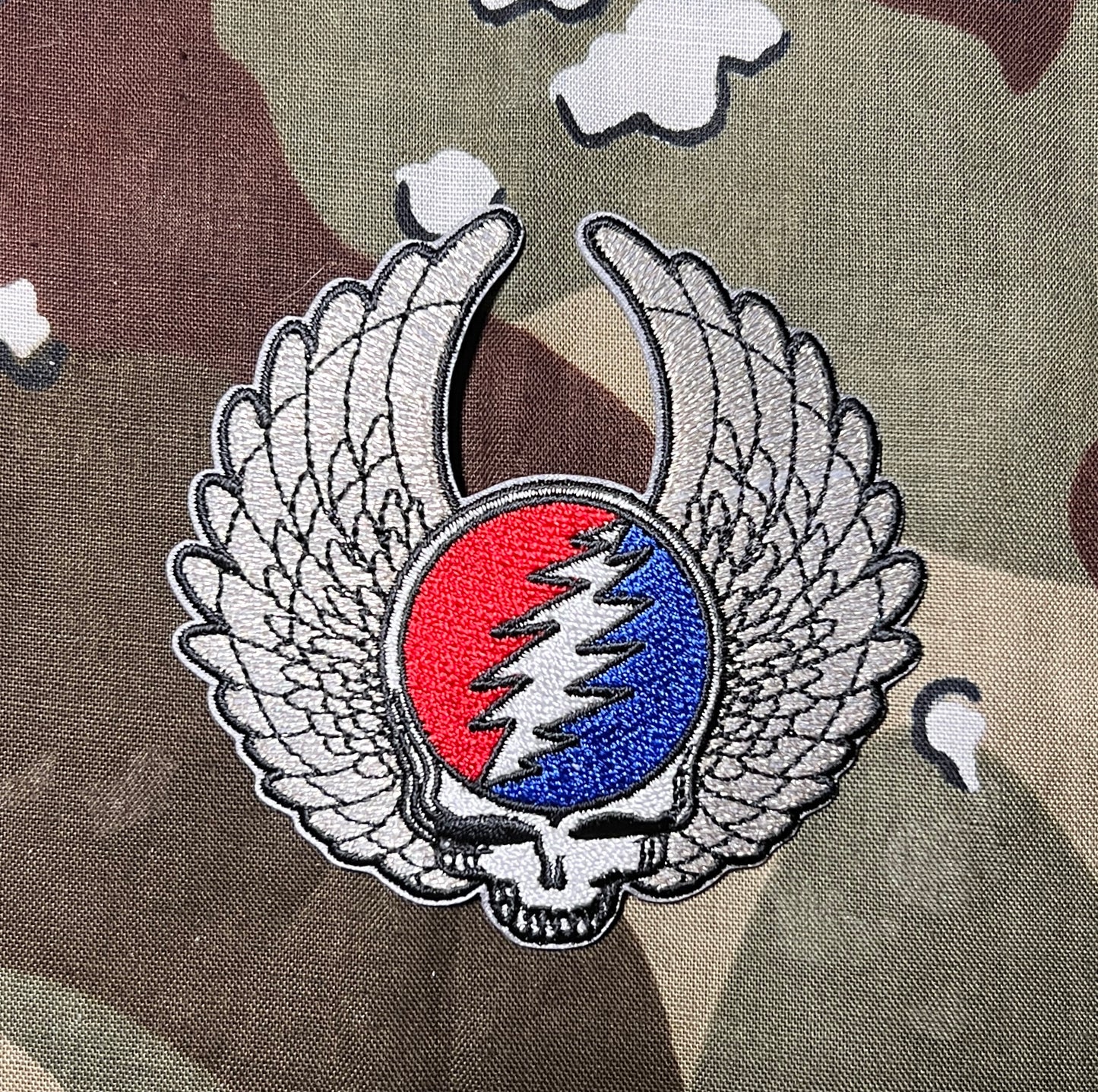 Grateful Dead Steal Your Face Officially Licensed Embroidered Patch G020P