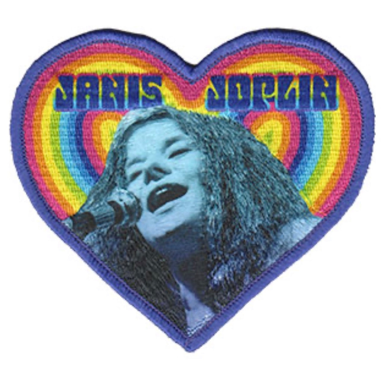 Janis Joplin Woven/Embroidered Patch J025P