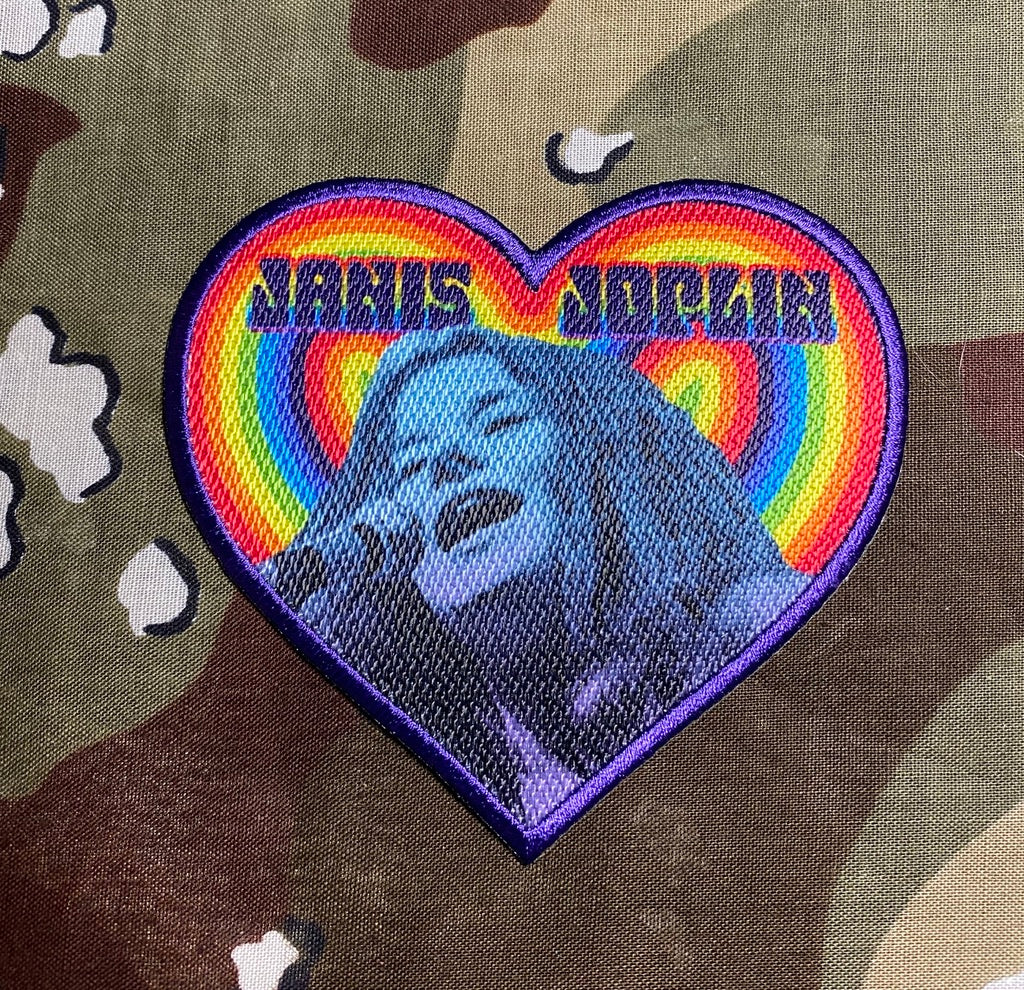 Janis Joplin Woven/Embroidered Patch J025P