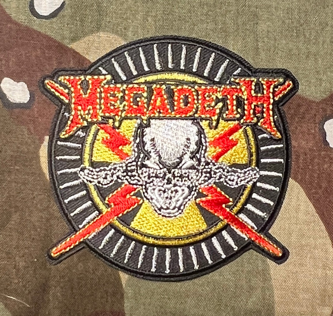 Megadeth Official Vic Embroidered Patch M044P