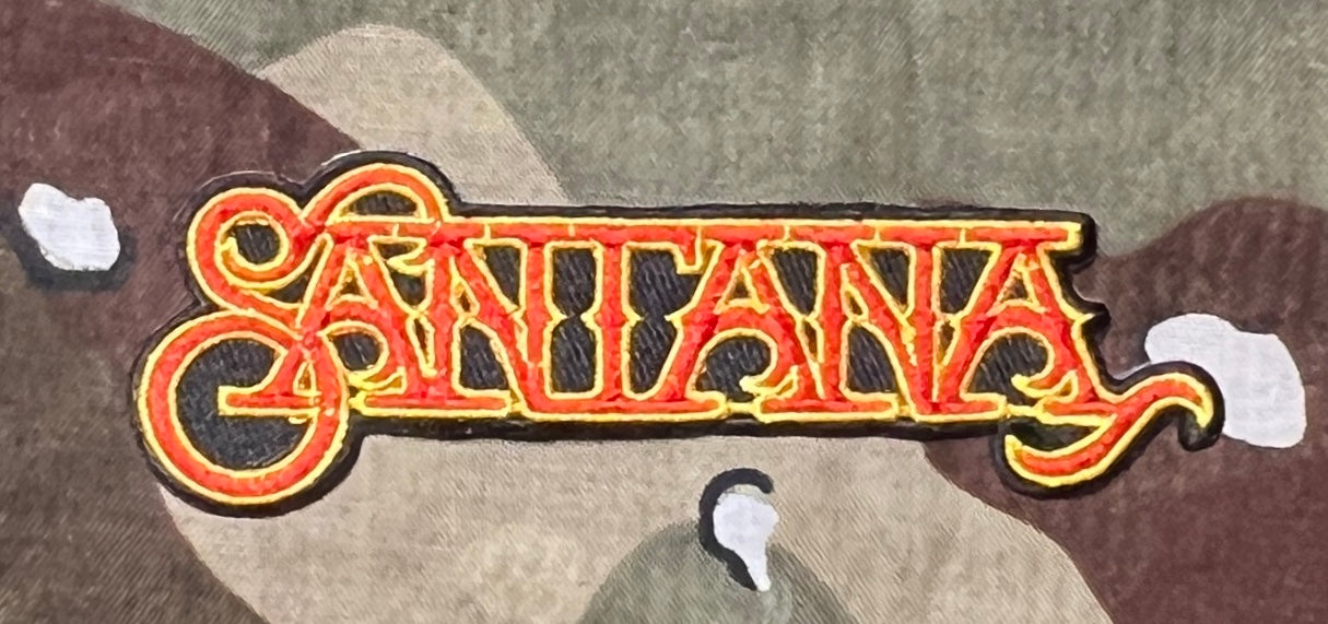 Santana Official Logo Embroidered Patch S074P