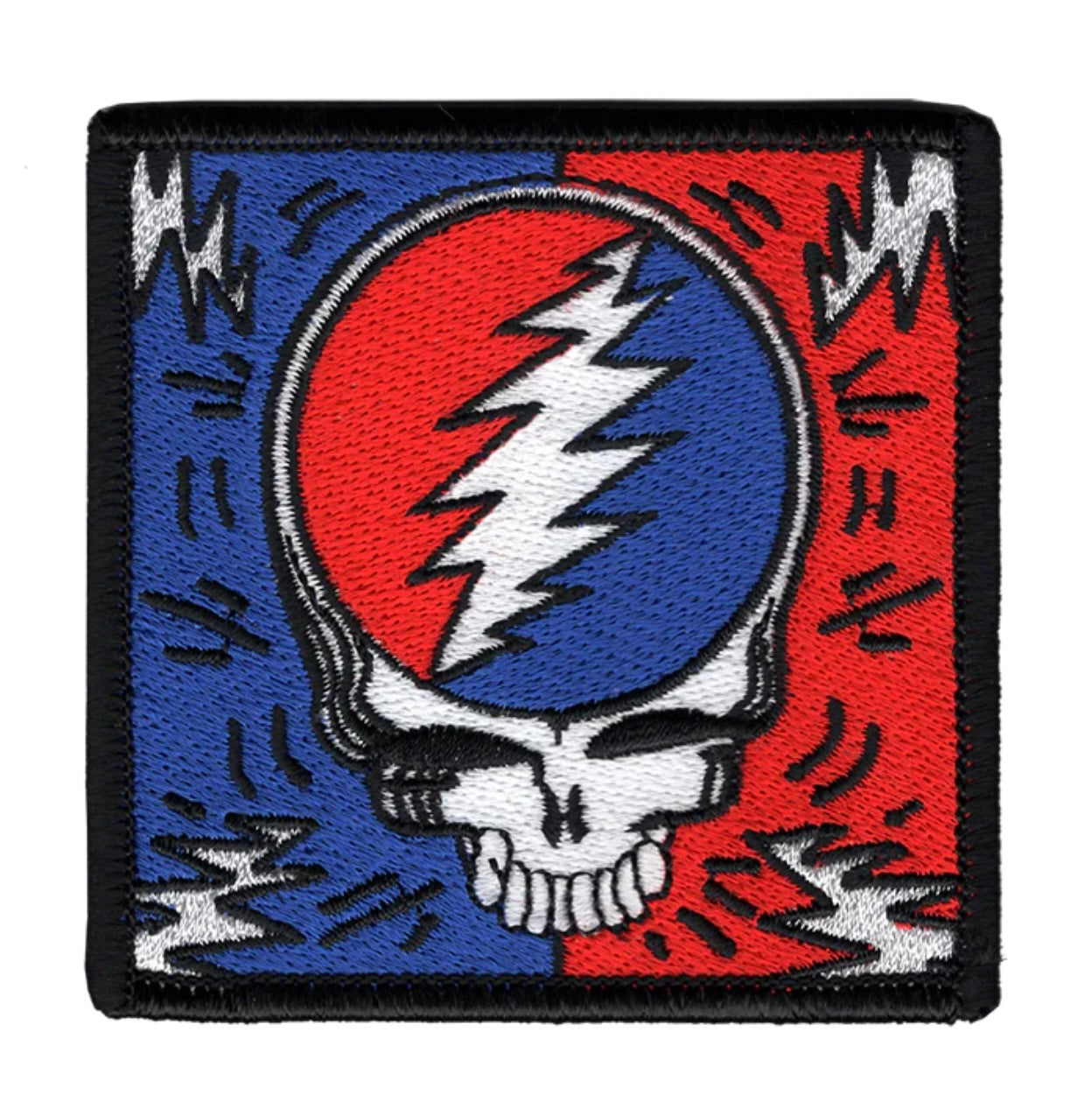 Grateful Dead Officially Licensed Steal Your Face Embroidered Patch G021P