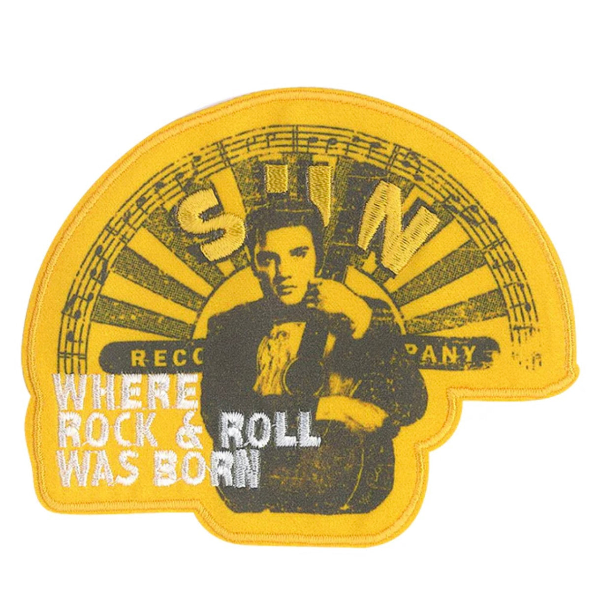 Elvis Presley Sun Records Woven/Embroidered Patch E021P