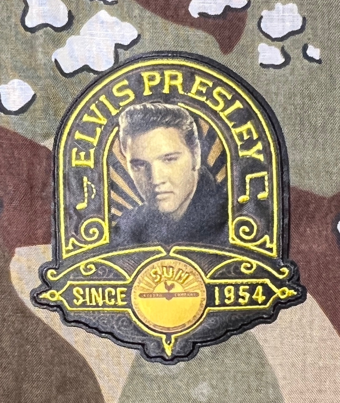 Elvis Presley Sun Records Woven/Embroidered Patch E022P