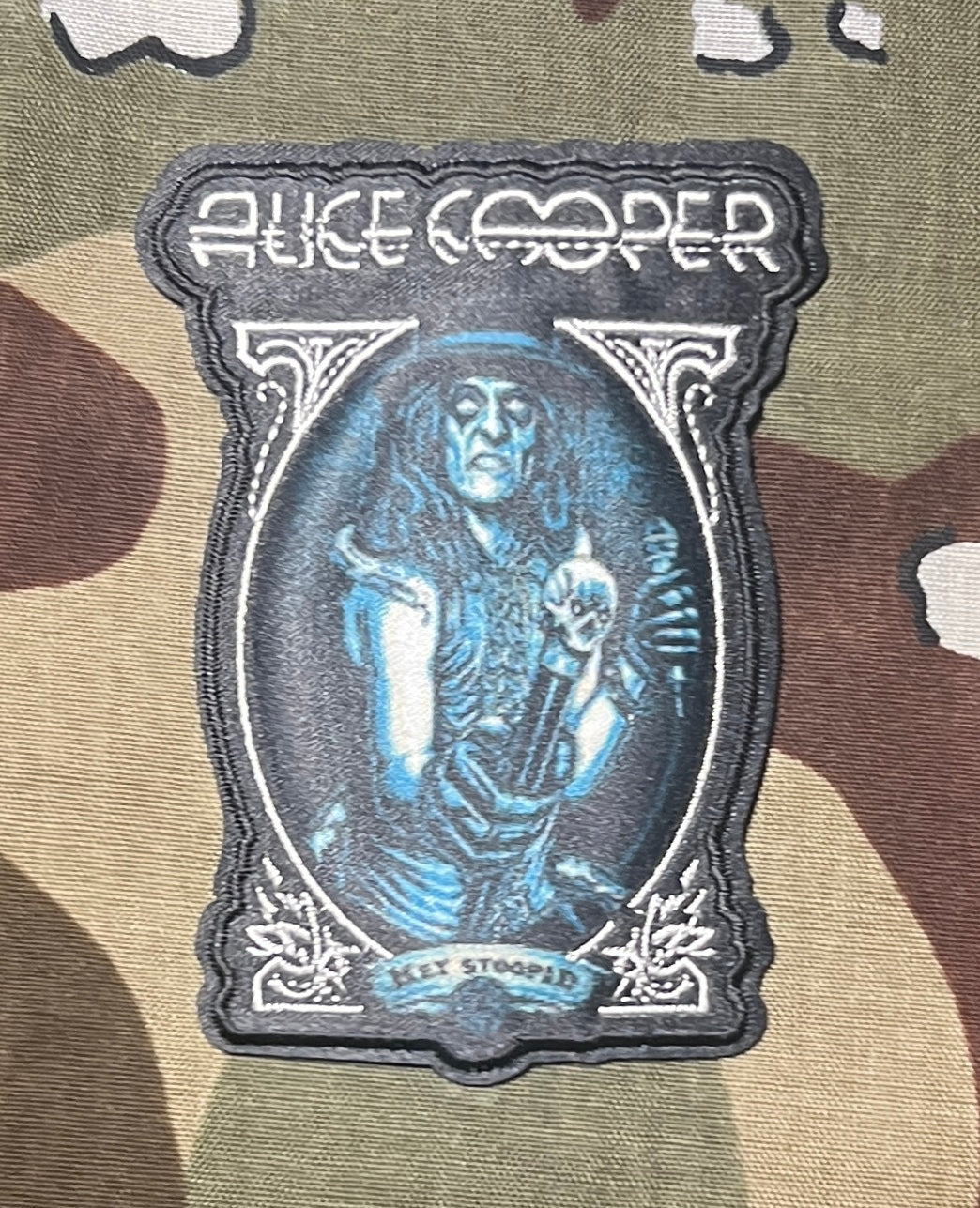 Alice Cooper Hey Stoopid Woven/Embroidered Patch A016P