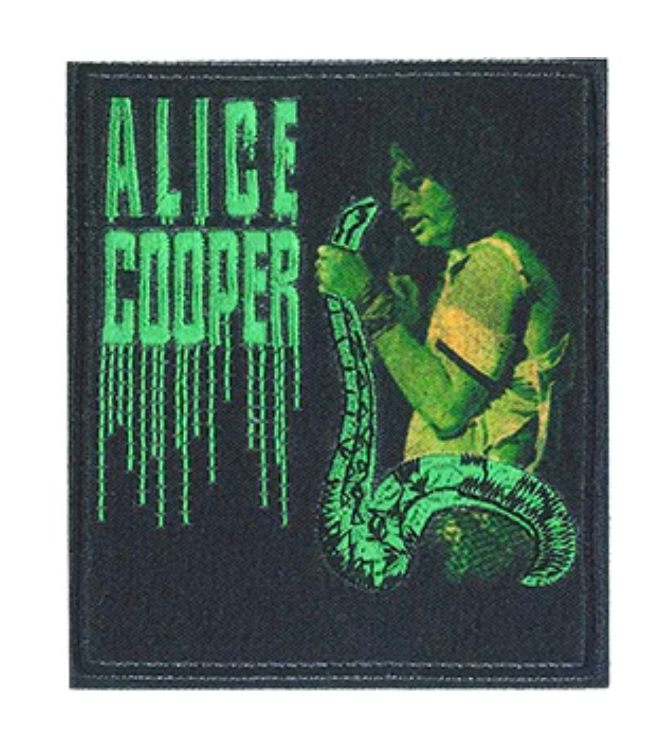 Alice Cooper Constrictor Woven/Embroidered Patch A018P