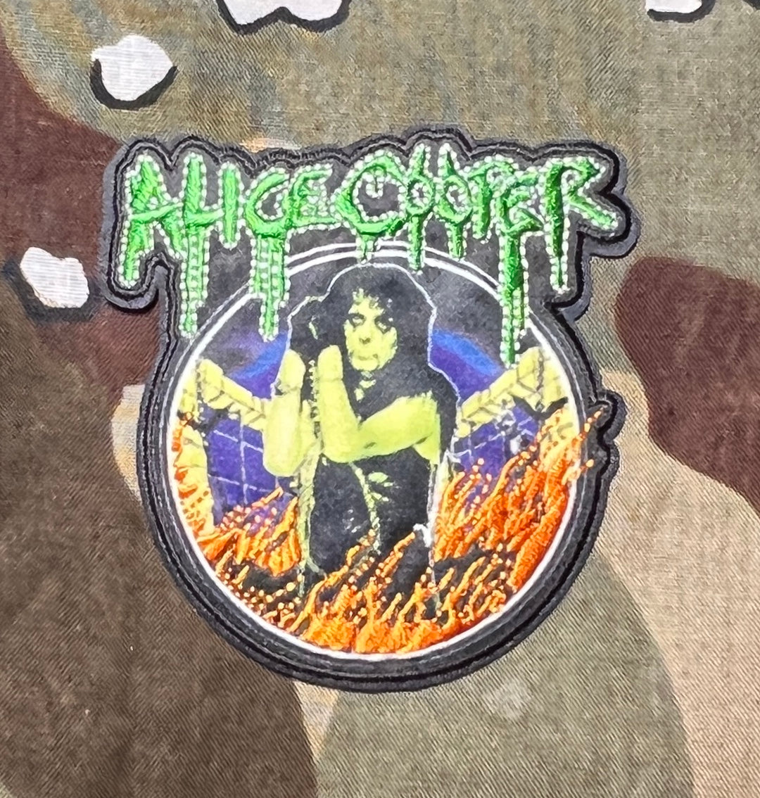 Alice Cooper Embroidered/Woven Patch A017P