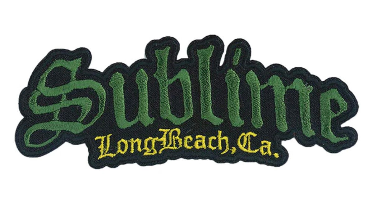 Sublime Long Beach Logo Official Embroidered Patch S066P