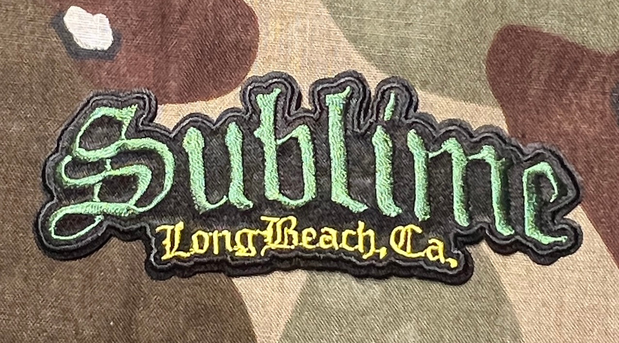 Sublime Long Beach Logo Official Embroidered Patch S066P