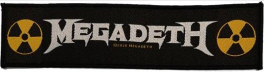 Megadeth Official Nuclear Super Strip Woven Patch M058P