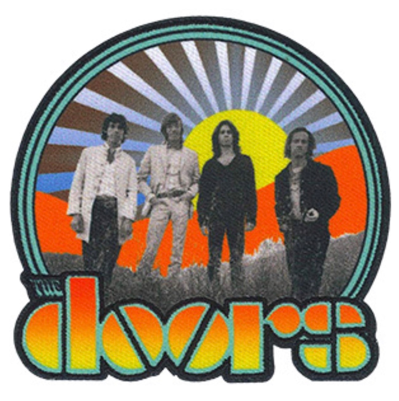 The Doors Waiting For The Sun Woven Patch D077P