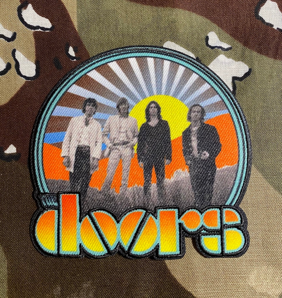 The Doors Waiting For The Sun Woven Patch D077P