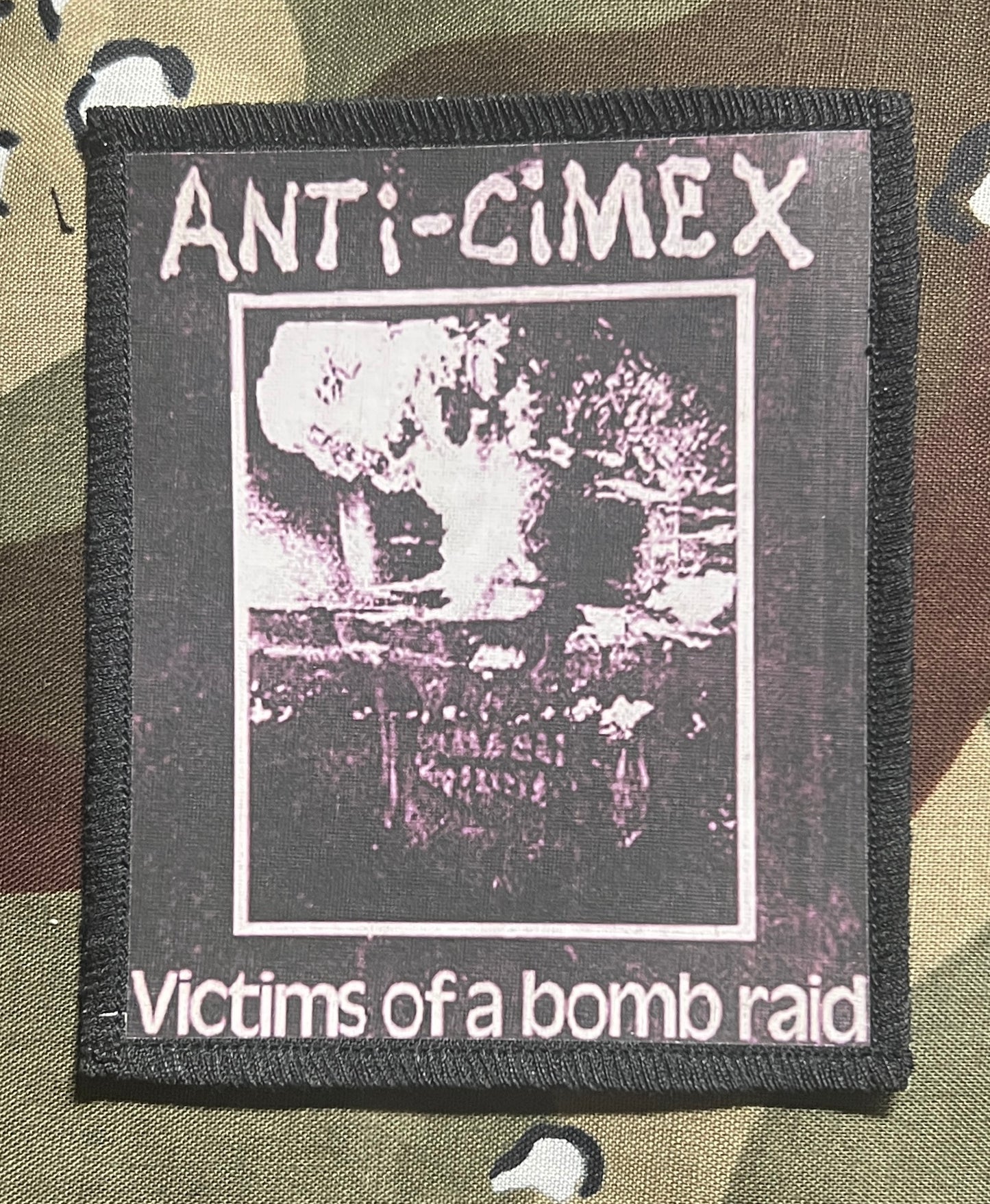 Anti-Cimex Victims Of A Bomb Raid Sublimated Printed Patch