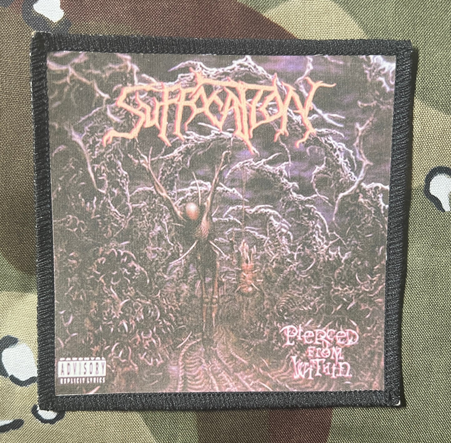 Suffocation Pierced From Within Sublimated Printed Patch