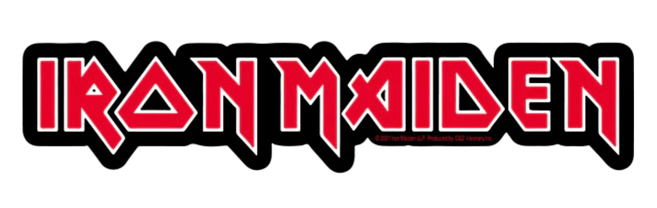 Iron Maiden Official Logo Sticker I009S