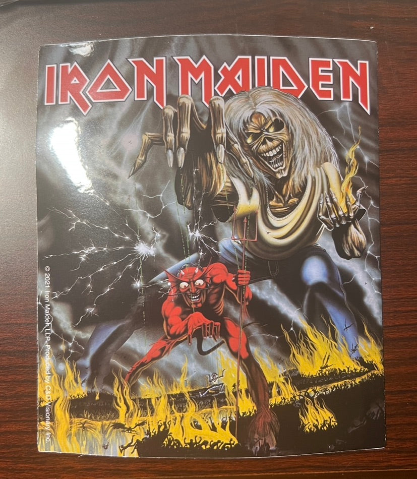 Iron Maiden The Number Of The Beast Sticker I008S