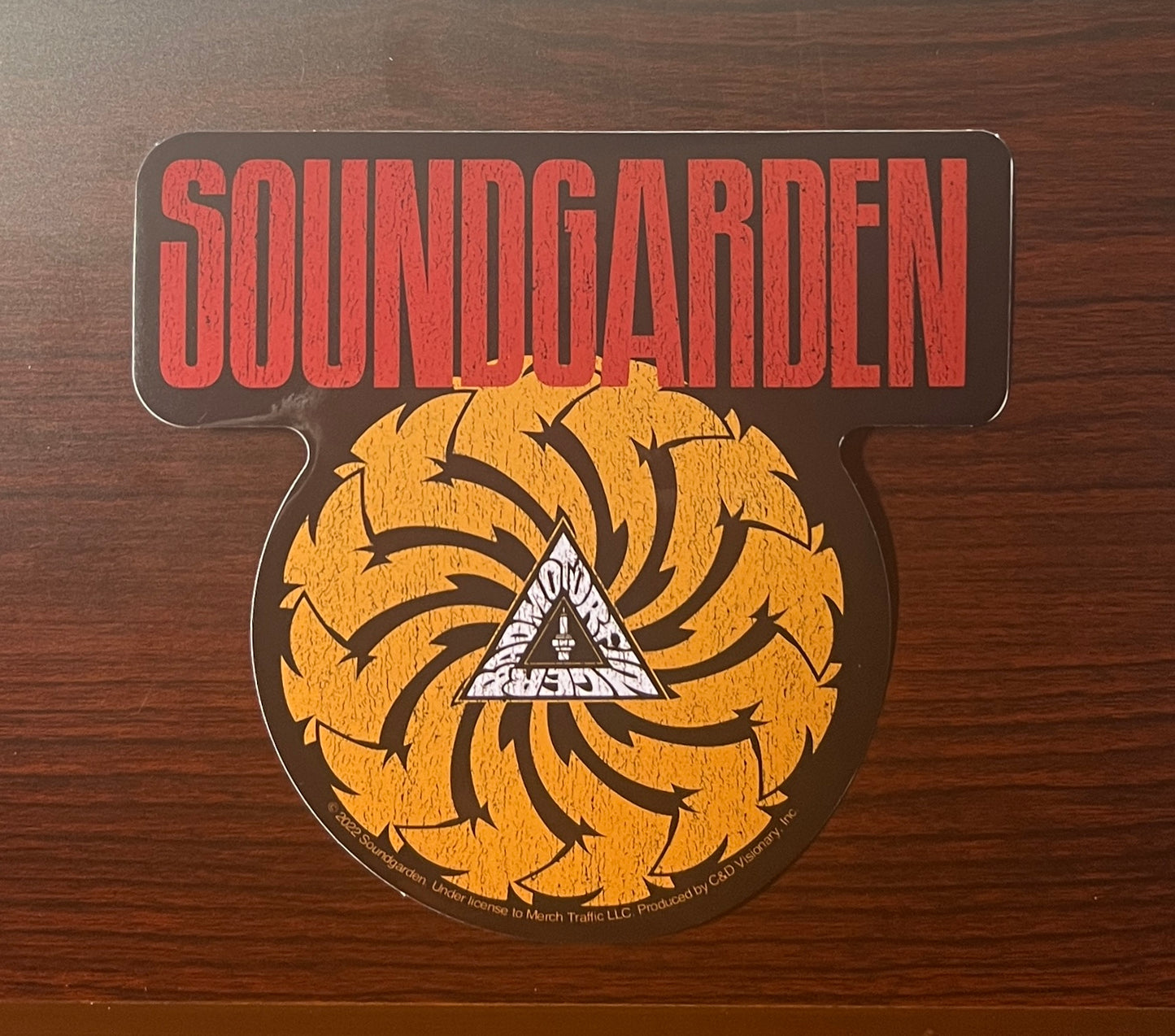 Soundgarden Official Badmotorfinger Sticker S018S