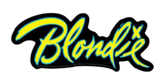 Blondie Logo Sticker B002S