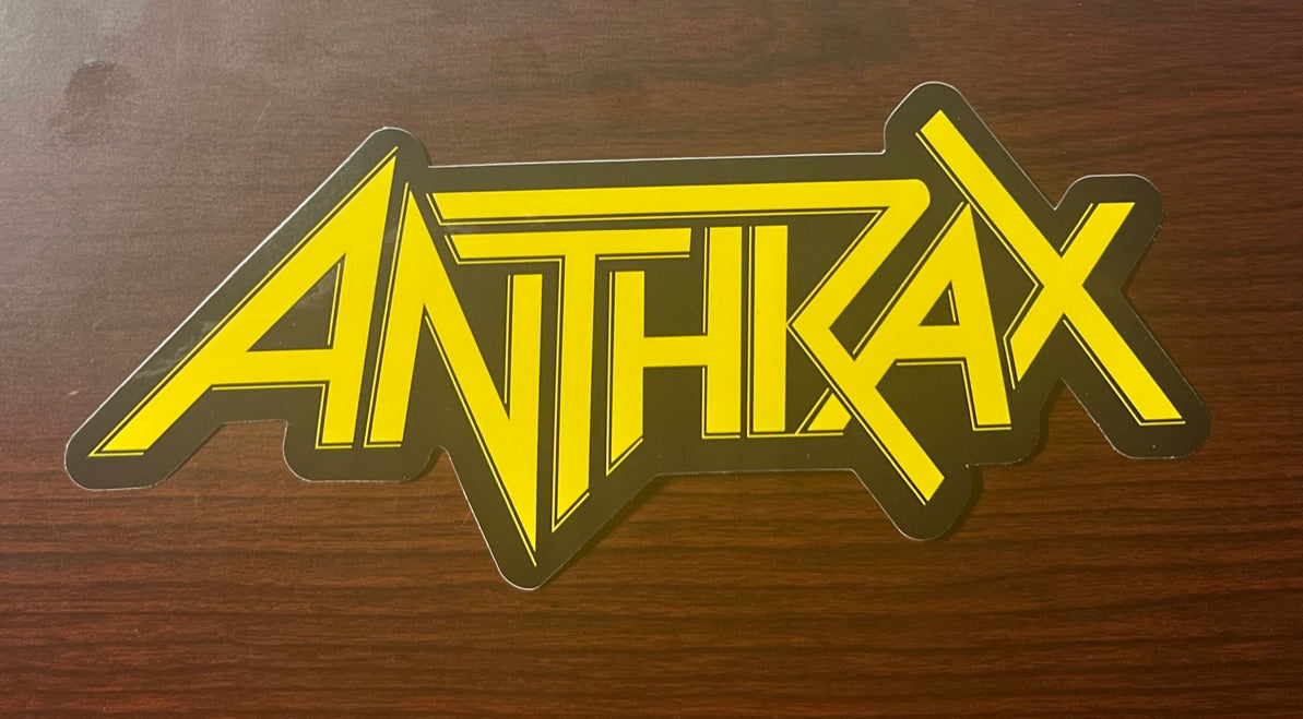 Anthrax Logo Sticker A001S