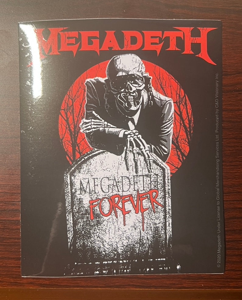 Megadeth Official Peace Sells Sticker M024S