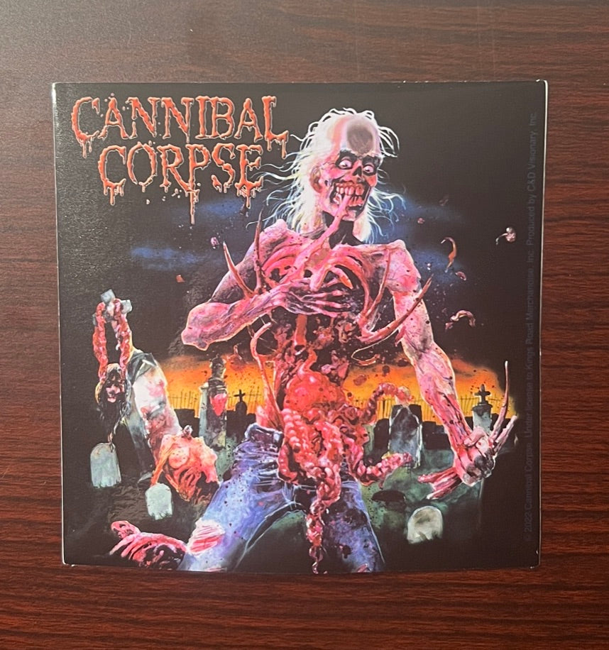 Cannibal Corpse Eaten Back To Life Sticker C008S