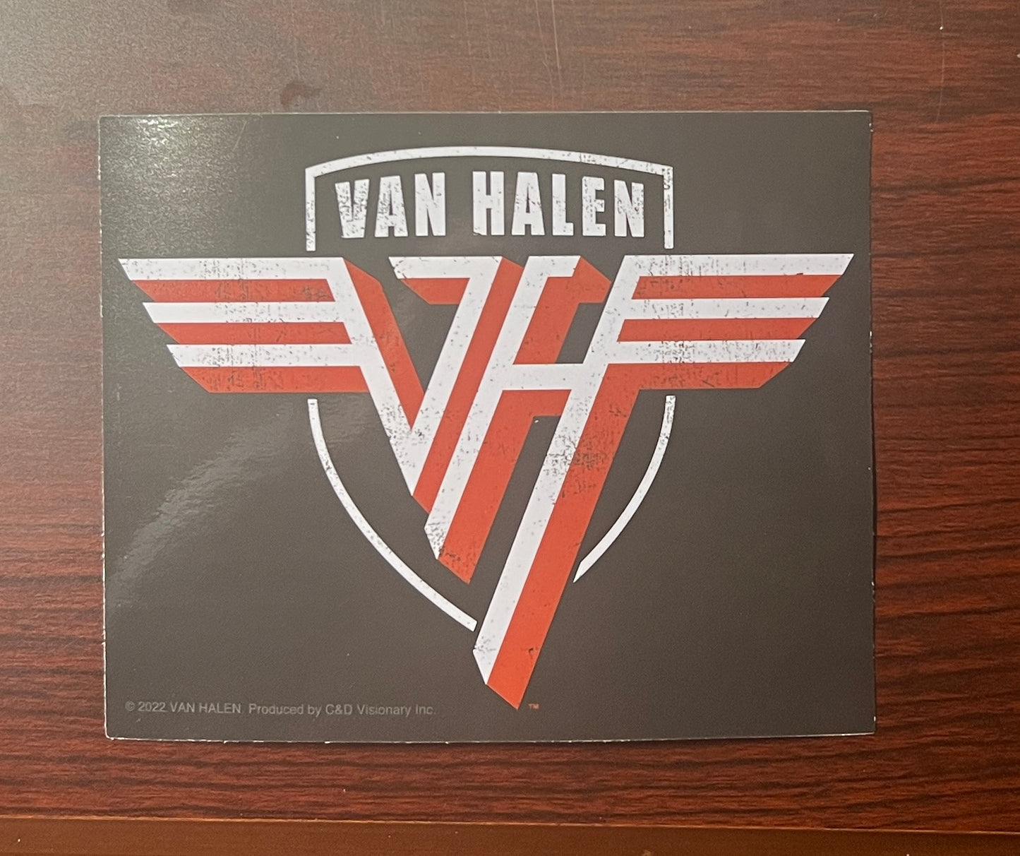 Van Halen Shield Sticker V005S