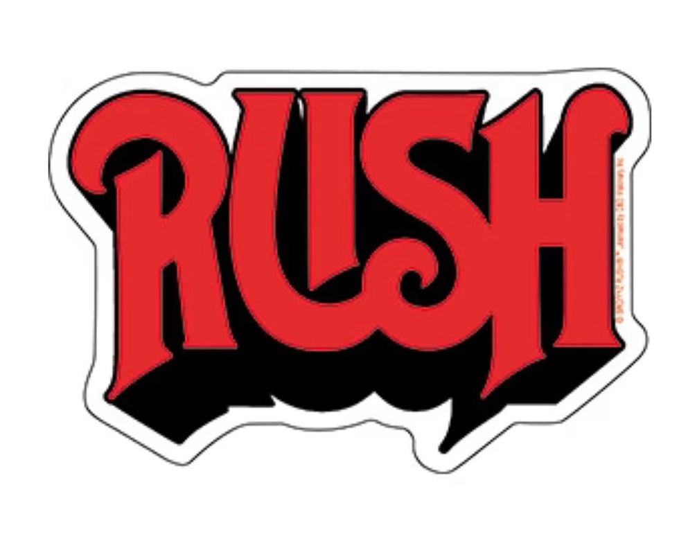 Rush Official Logo Sticker R014S