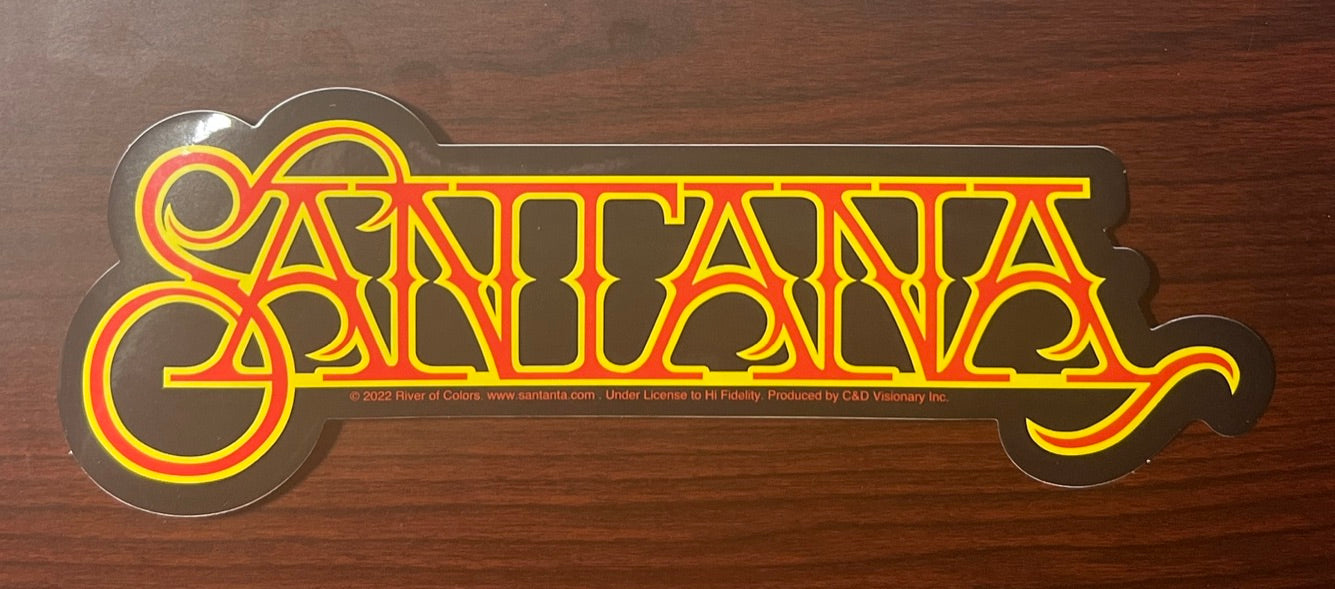 Santana Logo Official Sticker S019S