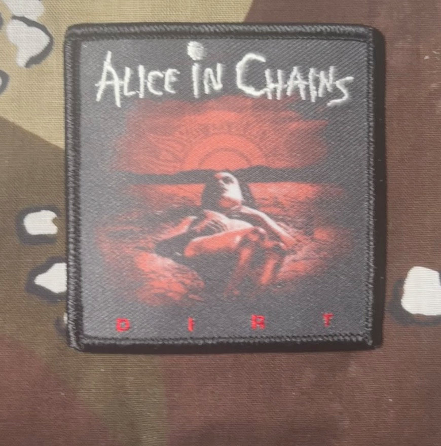 Alice In Chains Official Dirt Woven/Embroidered Patch A059P