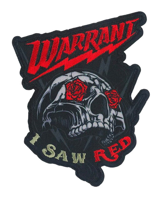 Warrant I Saw Red Embroidered/Woven Patch W003P