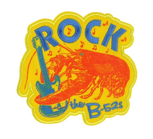 The B-52S Rock Lobster Woven/Embroidered Patch B011P