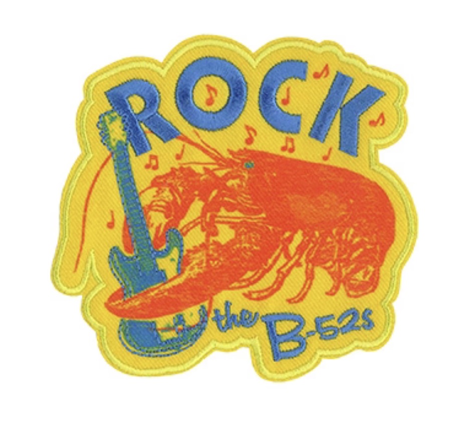 The B-52S Rock Lobster Woven/Embroidered Patch B011P