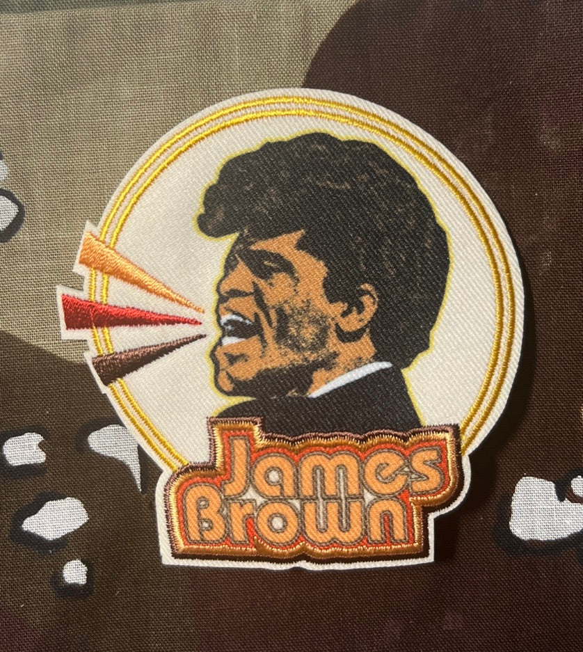 James Brown Godfather Of Soul Woven/Embroidered Patch J005P