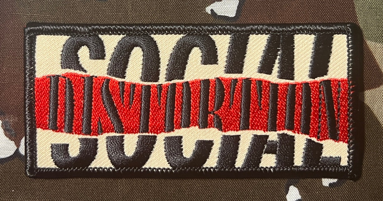 Social Distortion Logo Embroidered Patch S054P