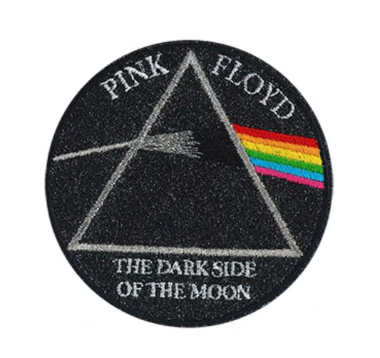 Pink Floyd Dark Side Of The Moon Embroidered Glitter Patch P007P