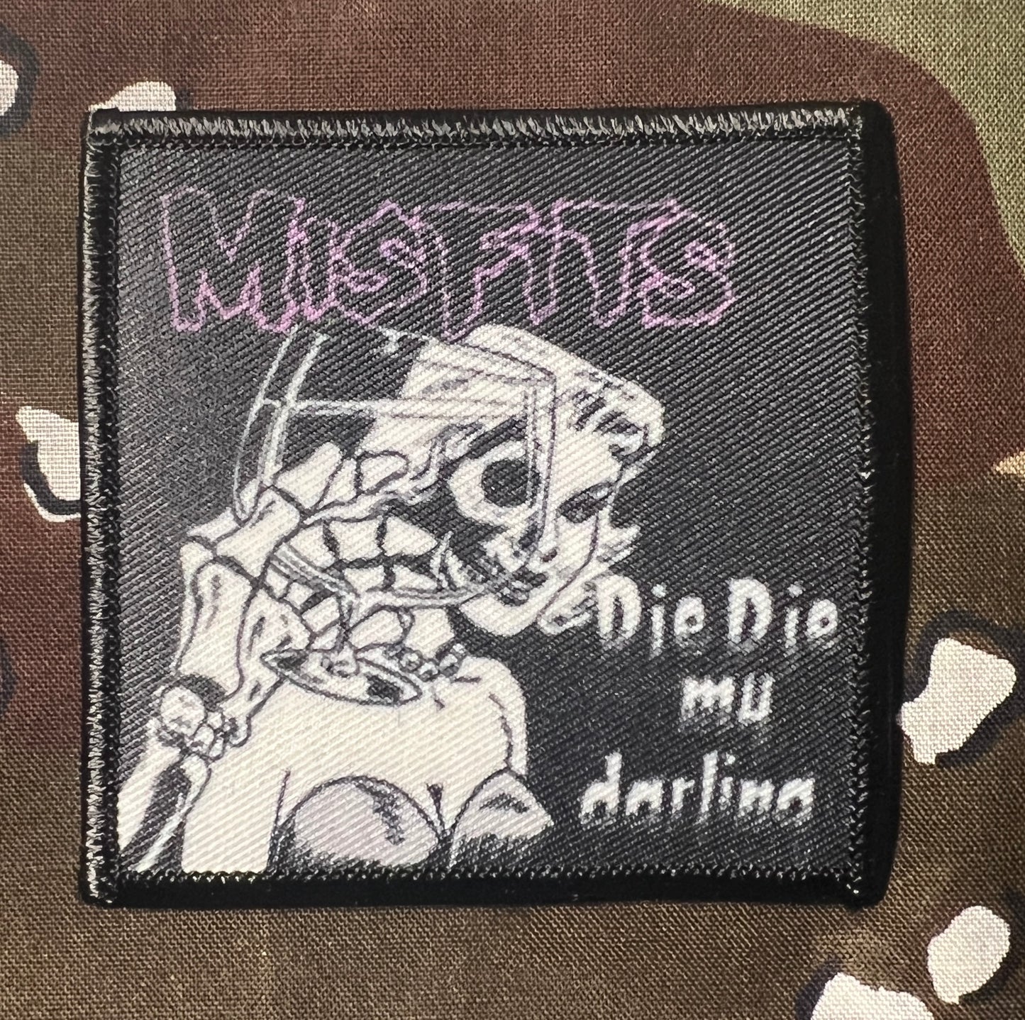 Misfits Die Die My Darling Woven Patch M007P