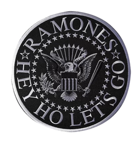 Ramones Hey Ho Let's Go Embroidered Back Patch R001P